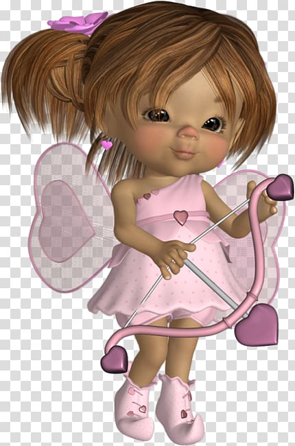 Cupid Love Doll 14 February, 14th February transparent background PNG clipart