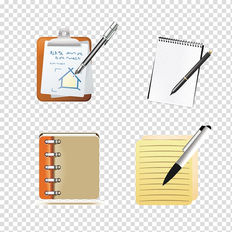 Chart Icon, The recording and pen transparent background PNG clipart