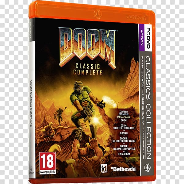 Doom II Final Doom Doom 3, old pc transparent background PNG clipart