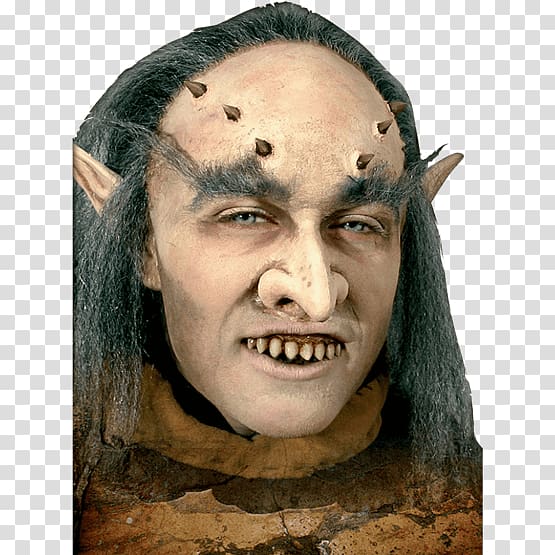 Goblin Live action role-playing game Orc Mask, zhang tooth grin transparent background PNG clipart