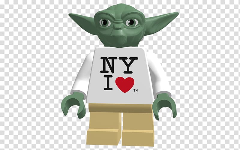 New York City Yoda Lego Star Wars III: The Clone Wars Lego minifigure, toy transparent background PNG clipart