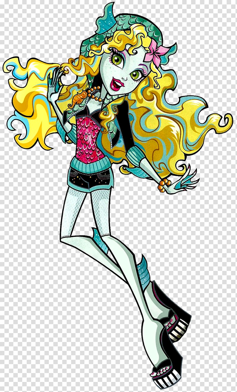 Lagoona Blue Draculaura Monster High Doll, monster transparent background PNG clipart