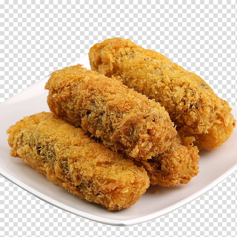 Fried chicken Buffalo wing Chicken fingers Delicatessen Potato wedges, Seaweed crab roll transparent background PNG clipart