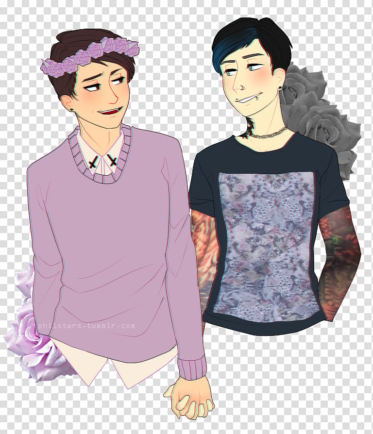 Phil Lester Dan and Phil Drawing Pastel Art, others transparent background PNG clipart