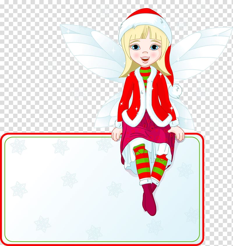 Christmas Fairy , Christmas elf transparent background PNG clipart