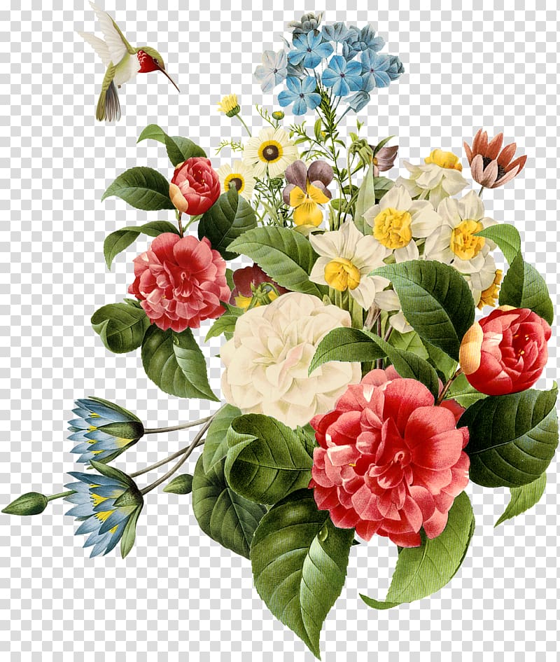 Flower, flower, blue, white, and red petaled flowers bouquet transparent background PNG clipart