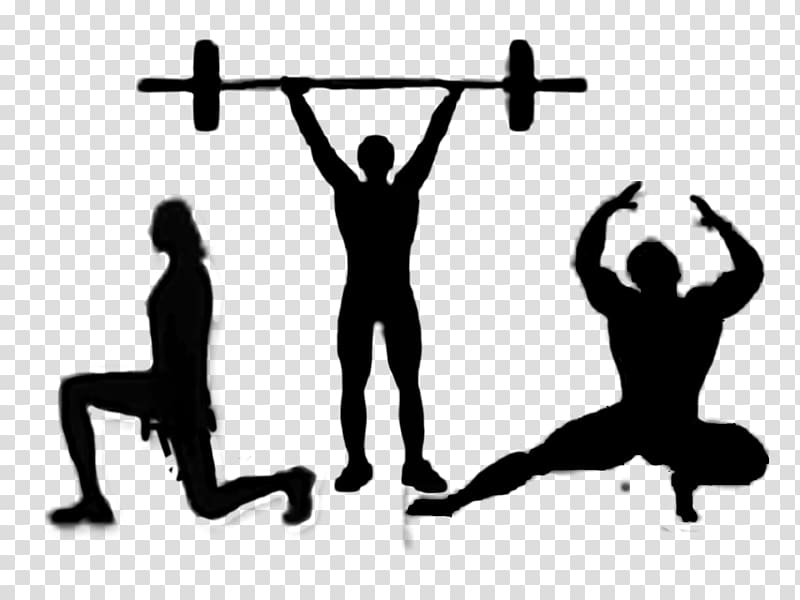 Silhouette Bodybuilding Training Physical fitness, Silhouette transparent background PNG clipart