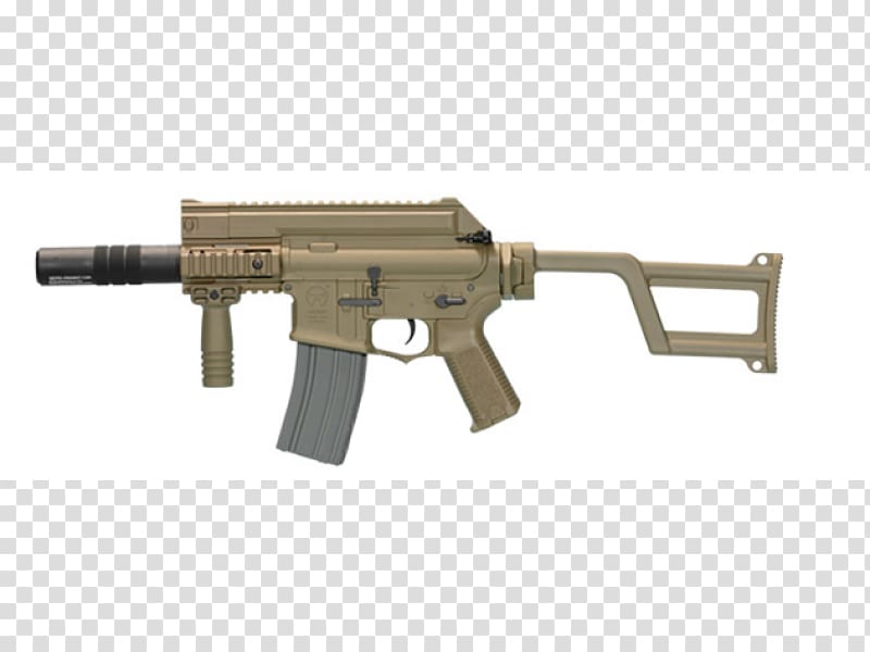 Airsoft Guns Close quarters combat M4 carbine Rifle, Tokyo Marui transparent background PNG clipart