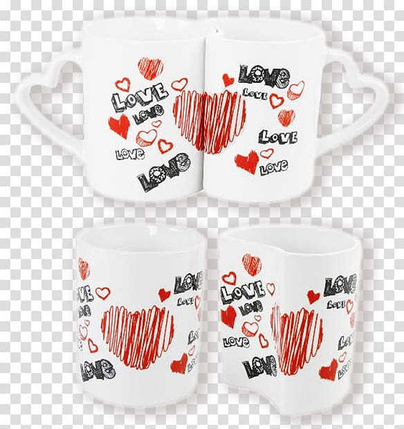 Coffee cup Mug Ceramic Love, mug transparent background PNG clipart