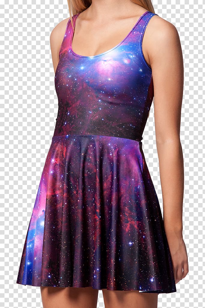 Dress Fashion Galaxy Casual Skirt, dress transparent background PNG clipart