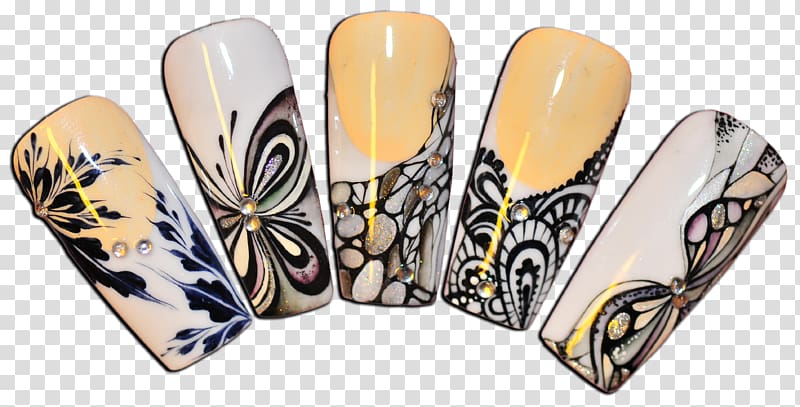 Nail Polish Butterfly Nail art Manicure, Nail transparent background PNG clipart