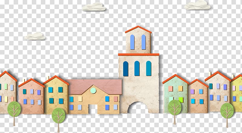 houses illustration, House , houses collage transparent background PNG clipart