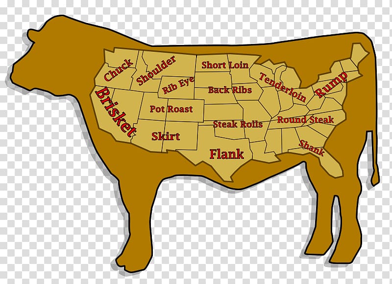 Cattle Ribs Meat Cut of beef, meat transparent background PNG clipart