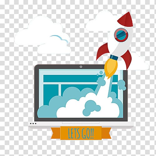 rocket launching transparent background PNG clipart