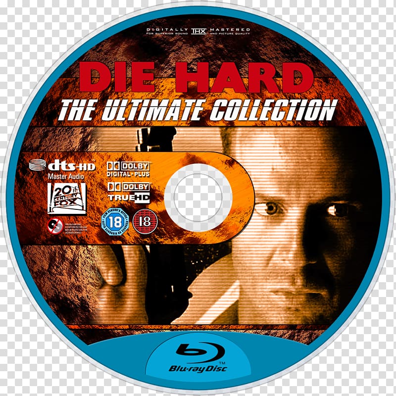 Die Hard with a Vengeance John McClane Die Hard Trilogy Bruce Willis Blu-ray disc, dvd transparent background PNG clipart