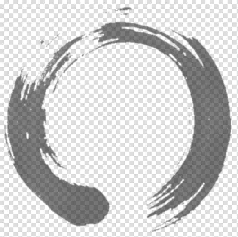 Ensō Zen Buddhism Circle Symbol, Buddhism transparent background PNG clipart