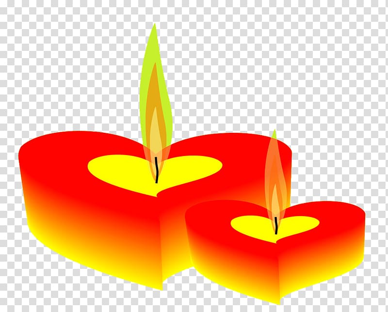 Candle Flame, Red candle transparent background PNG clipart