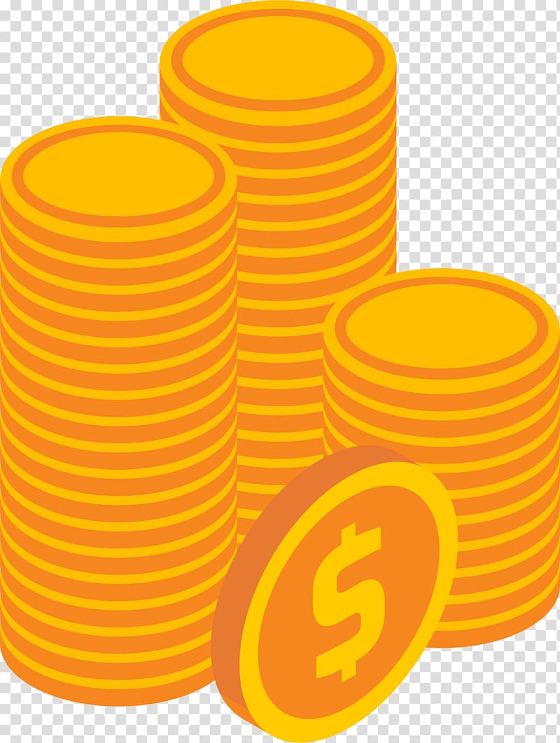 Google Icon, Golden simple coin transparent background PNG clipart