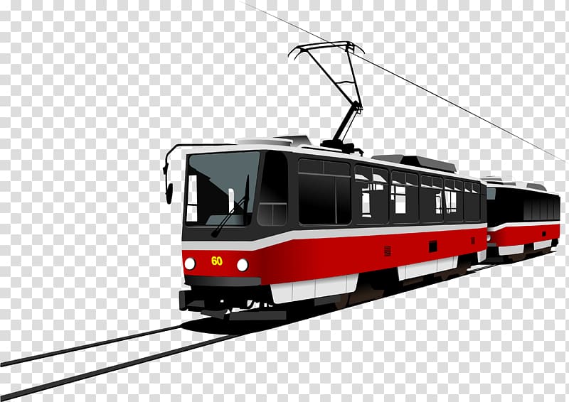 Bus Tram , Red bus diagram transparent background PNG clipart