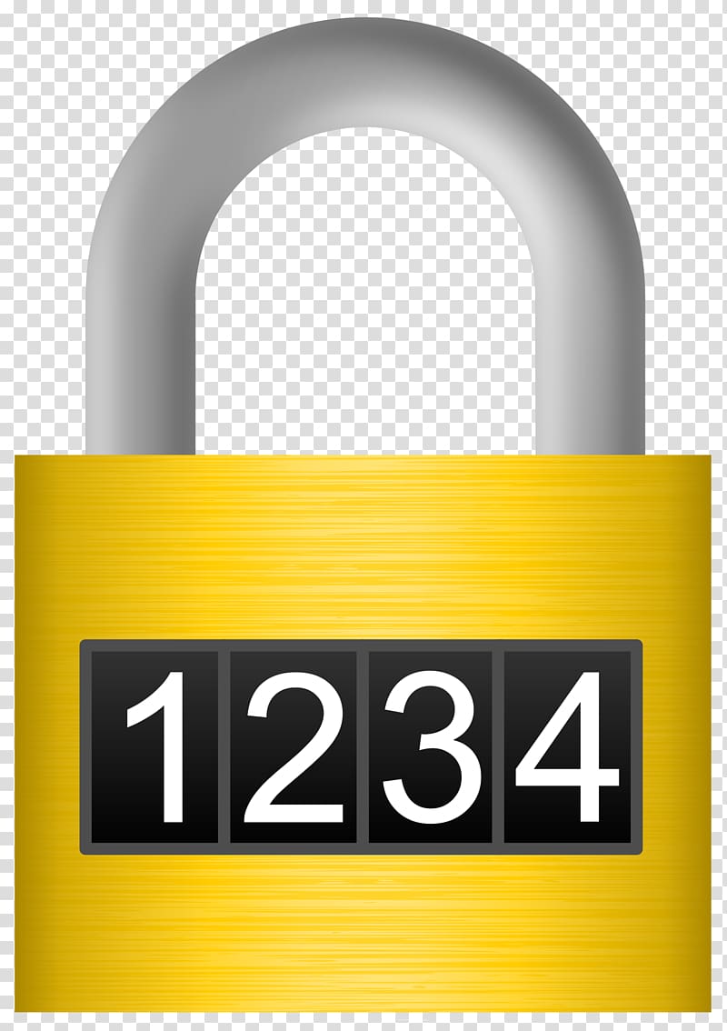 Combination lock Padlock , Combination transparent background PNG clipart