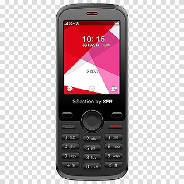 Feature phone SFR Mobile Phones Telephone Mobile telephony, network code transparent background PNG clipart