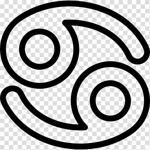 Cancer Astrological sign Zodiac Horoscope, cancer symbol transparent background PNG clipart