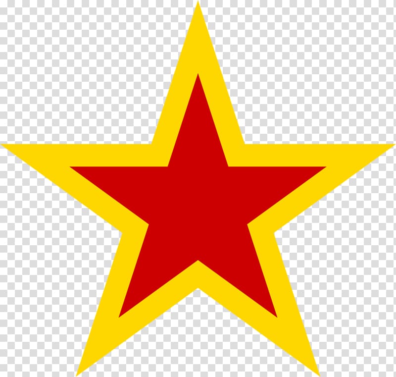 Soviet Union Red star Yellow, red star transparent background PNG clipart