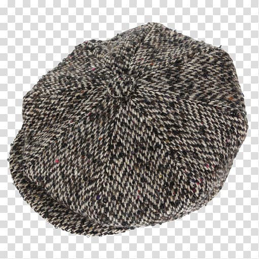 Donegal tweed Wool Herringbone Newsboy cap, Cap transparent background PNG clipart