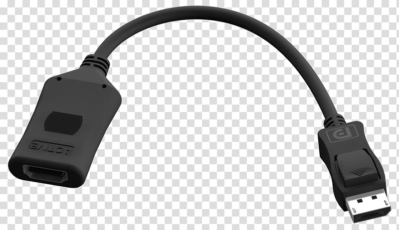 Electrical cable Adapter DisplayPort HDMI VGA connector, .vision transparent background PNG clipart