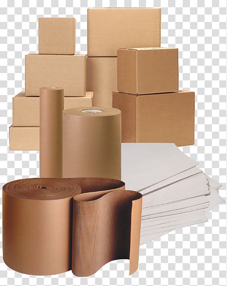 Paper Mover Corrugated fiberboard Box Cost, packing material transparent background PNG clipart