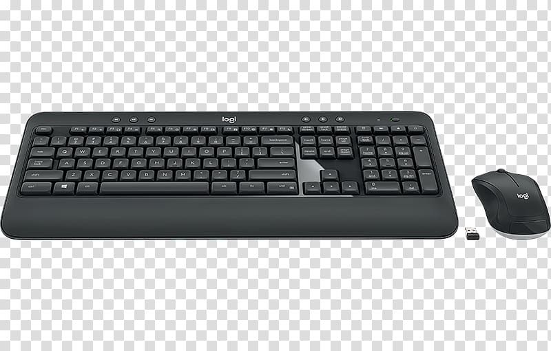 Computer keyboard Computer mouse Wireless keyboard Logitech, Computer Mouse transparent background PNG clipart