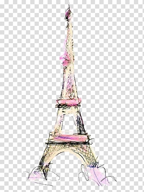 Eiffel tower sketch , Eiffel Tower Drawing Illustration, Eiffel Tower transparent background PNG clipart