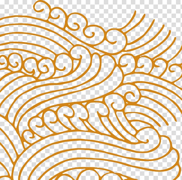 , Orange pattern transparent background PNG clipart