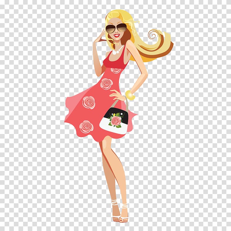 yellow haired woman illustration, Fashion illustration Woman , Fashion woman transparent background PNG clipart