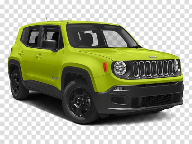 2018 Jeep Renegade Latitude 2.4L Automatic 4WD SUV Dodge Chrysler Sport utility vehicle, Compact Sport Utility Vehicle transparent background PNG clipart