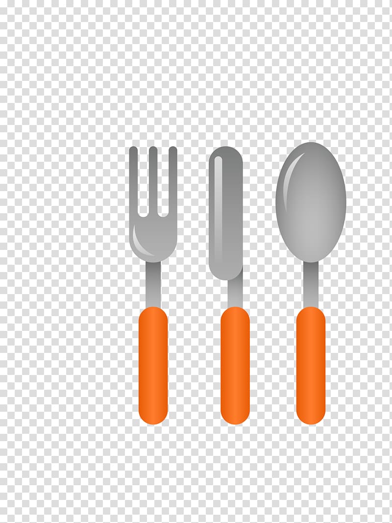 Tableware Fork Cutlery Spoon, red silver tableware spoon fork transparent background PNG clipart