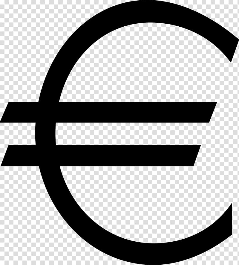 Euro sign Dollar sign Currency symbol , euro transparent background PNG clipart