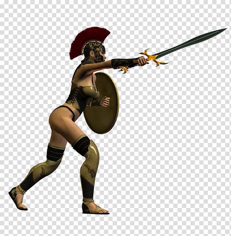 Women in ancient Sparta Warrior Spartan army Woman, the ultimate warrior transparent background PNG clipart