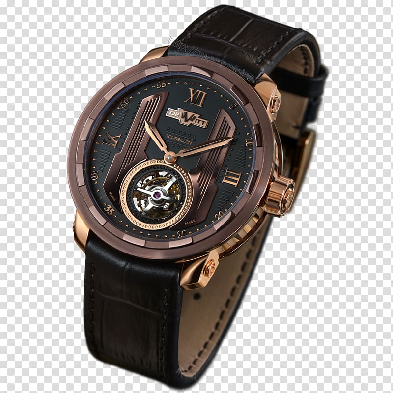 Watch Tourbillon Clock Patek Philippe & Co. Chronograph, watch transparent background PNG clipart