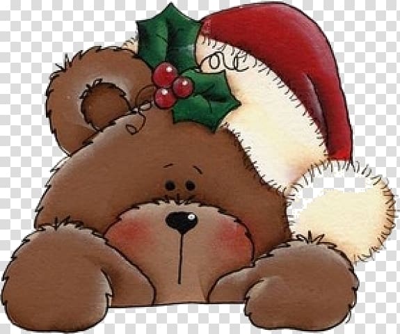 Teddy bear Christmas Eve , bear transparent background PNG clipart