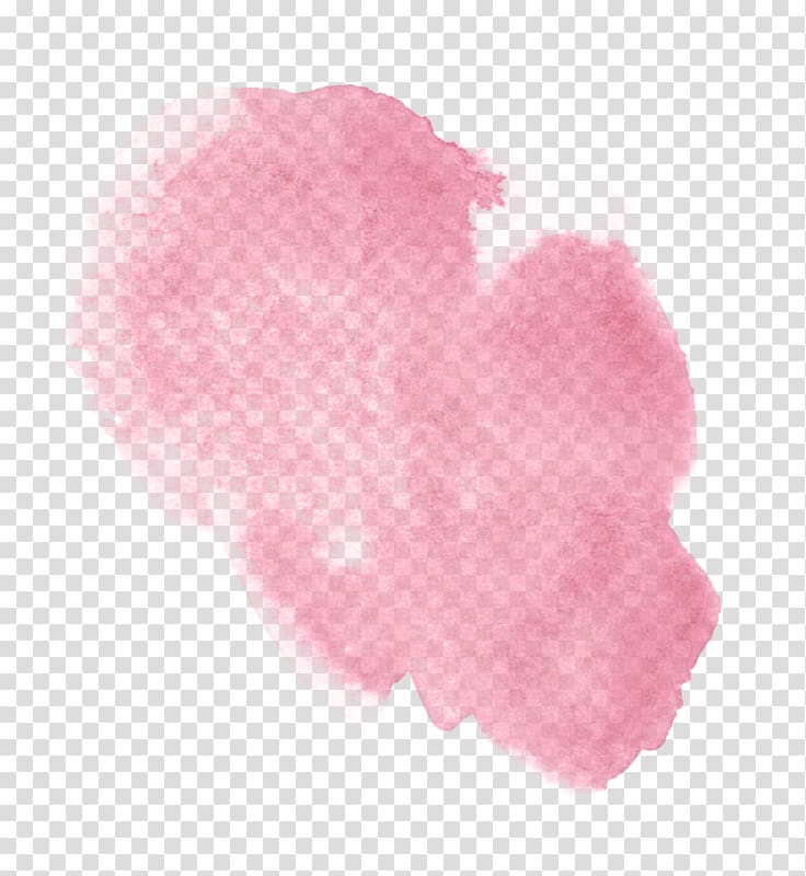 pink abstract graphic art, Watercolor painting Pink , Red cotton candy transparent background PNG clipart