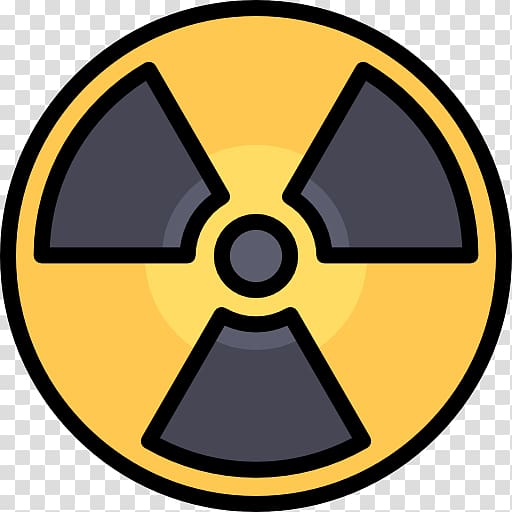 Logo Radioactive decay , radiation transparent background PNG clipart