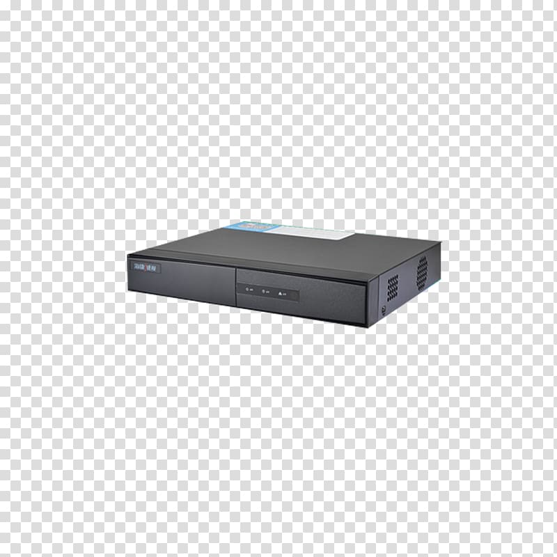 Digital video HD DVD Videocassette recorder Hard disk recorder, Black hard disk video recorder transparent background PNG clipart