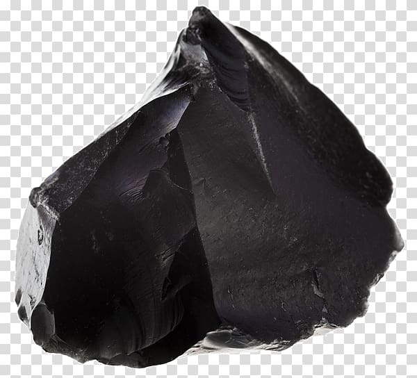 Obsidian Mineral Crystal Quartz, volcano transparent background PNG clipart