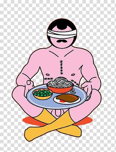 Cartoon , Cartoon man eating man transparent background PNG clipart