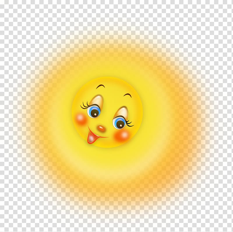 emoticon illustration, Smiley Text Computer , Cartoon Cute Sun transparent background PNG clipart