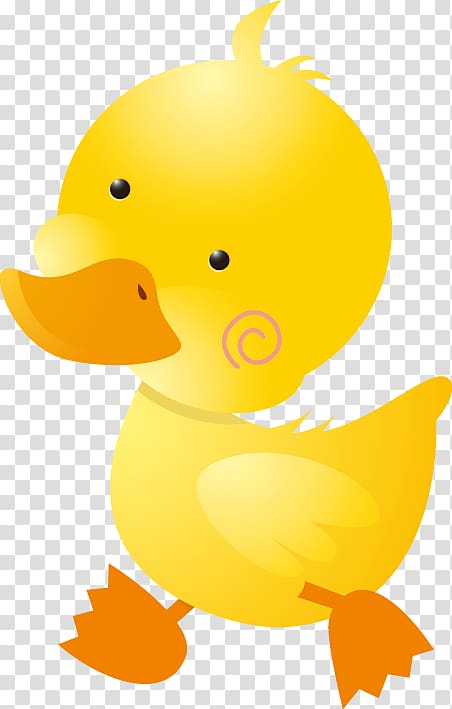 yellow duck , Donald Duck Little Yellow Duck Project Baby Ducks Cartoon, duck transparent background PNG clipart