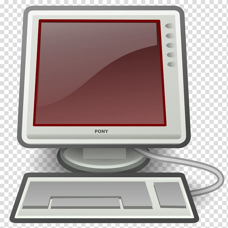 Laptop Computer Icons , Cartoon red white computer screen transparent background PNG clipart