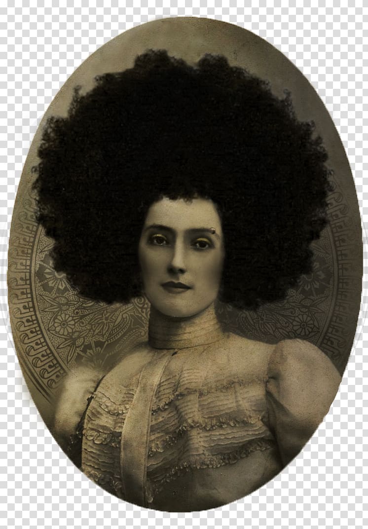 Portrait Afro, mistress transparent background PNG clipart
