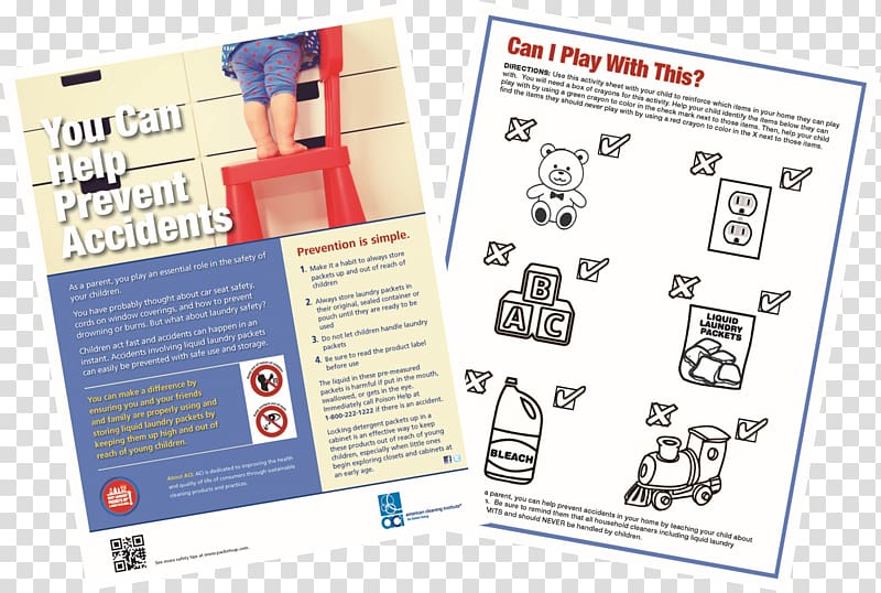 American Cleaning Institute You Can Prevent Accidents Research, packet transparent background PNG clipart